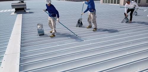 屋根遮熱塗装工事 - 群馬県