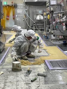 食品工場ミルクリートMMモルタル工法 - 群馬県