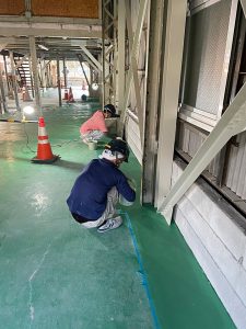 エポキシ防滑塗床塗装 - 埼玉県