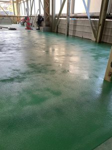 エポキシ防滑塗床塗装 - 埼玉県