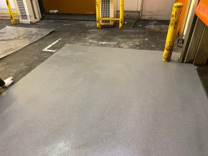 食品工場タフクリートMH塗床工事-埼玉県