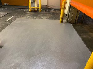 食品工場タフクリートMH塗床工事-埼玉県