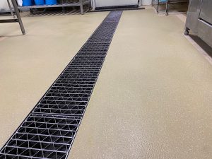 スーパー厨房塗床工事-群馬県