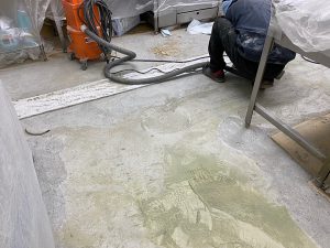 スーパー厨房塗床工事-群馬県
