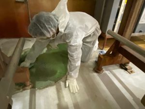 飲料工場ミルクリート塗床工事-群馬県