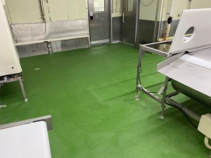 食肉工場塗床工事 - 新潟県
