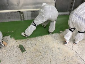 食肉工場塗床工事 - 新潟県