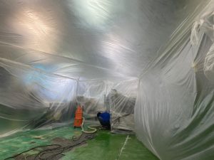 食品工場/水系硬質ウレタン（タフクリートMH）塗床工事-埼玉県