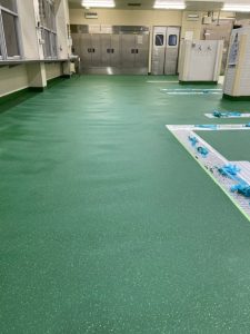 給食センター/水系硬質ウレタンモルタル工法タフクリートMH-埼玉県