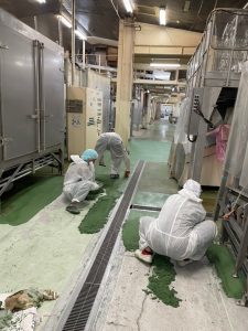 食品工場/水系硬質ウレタンモルタル工法（ピュアクリートHF）-埼玉県