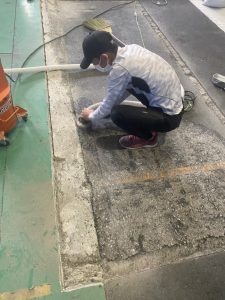 工場/段差修正スロープ塗床工事-群馬県