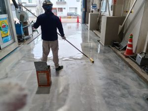 整備工場/硬質ウレタン防滑工法-新潟県