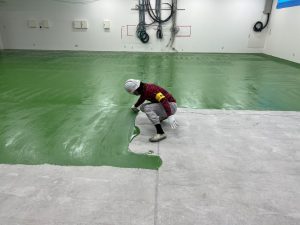 新築工場/塗床工事-千葉県