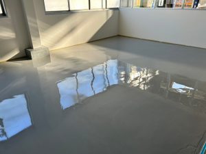 金属加工工場/エポキシペースト塗床工事-茨城県