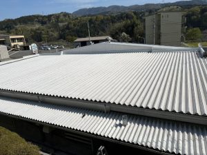 工場屋根/遮熱塗装工事-群馬県
