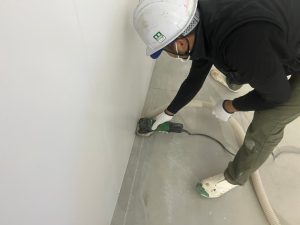 電子工場/新築塗床工事-長野県