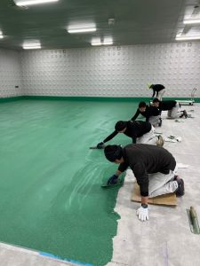 冷蔵冷凍倉庫/塗床工事-新潟県