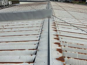 工場屋根/遮熱塗装工事-茨城県