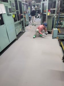 自動車部製造会社/床防滑改修工事-群馬県