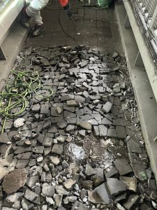 歩道橋/モルタル敷設替え工事-東京都