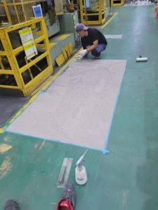 自動車部品製造工場/床改修工事-群馬県