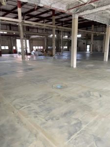 健康食品工場/新築帯電防止塗床工事-茨城県