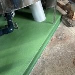 食品工場/水系硬質ウレタン塗床工事-群馬県
