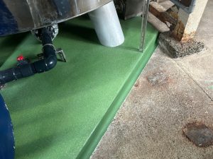 食品工場/水系硬質ウレタン塗床工事-群馬県