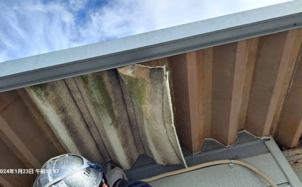 屋根/折半屋根裏側塗装工事-栃木県