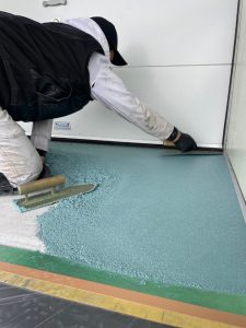 運送会社/ドックヤード床塗装-宮城県