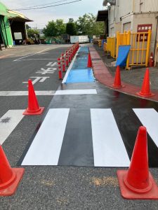 自動車部品工場/歩行帯凹凸改修工事-群馬県