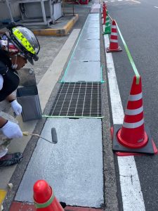 自動車部品工場/歩行帯安全対策工事-群馬県