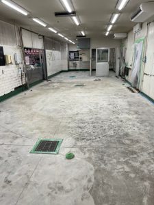 スーパー厨房/水系硬質ウレタンモルタル工法-石川県