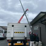 LED電柱設置-群馬県
