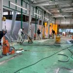 自動車工場/床改修工事-東京都