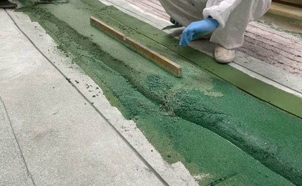 食品工場/床改修工事-群馬県