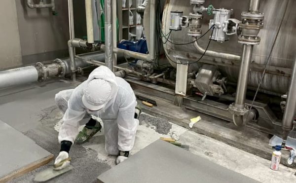 食品工場/床改修工事-群馬県