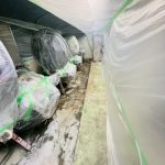 病院厨房/釜下耐熱塗床工事-茨城県